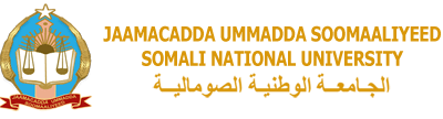 Somali National University logo