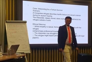 AHEEN graduate Humanitarian Interpreters contribute to professional development of UN interpreters