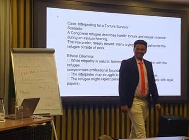 AHEEN graduate Humanitarian Interpreters contribute to professional development of UN interpreters